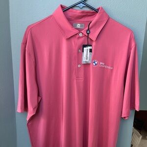 NWT AHEAD VINEYARD performance polo from the BMW championship 2025